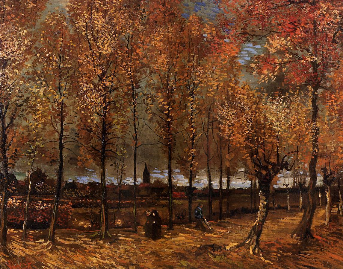 Vincent van Gogh Lane with Poplars